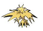 animated Zapdos gif